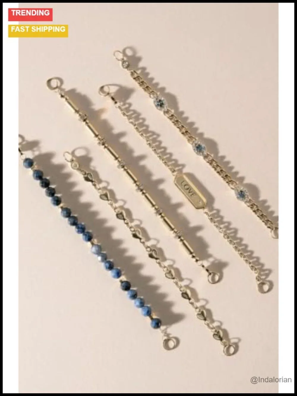 Evil Eye Stranded Bracelet Set